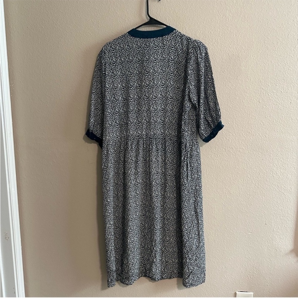 Vintage Garfinckel’s Silk Tie Front Midi dress - Picture 5 of 6